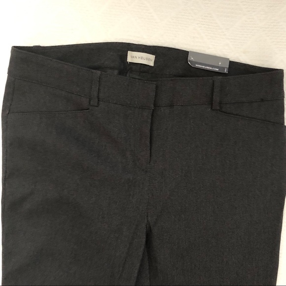 NWT Charcoal Slim Straight Dress Pants - Picture 3 of 6